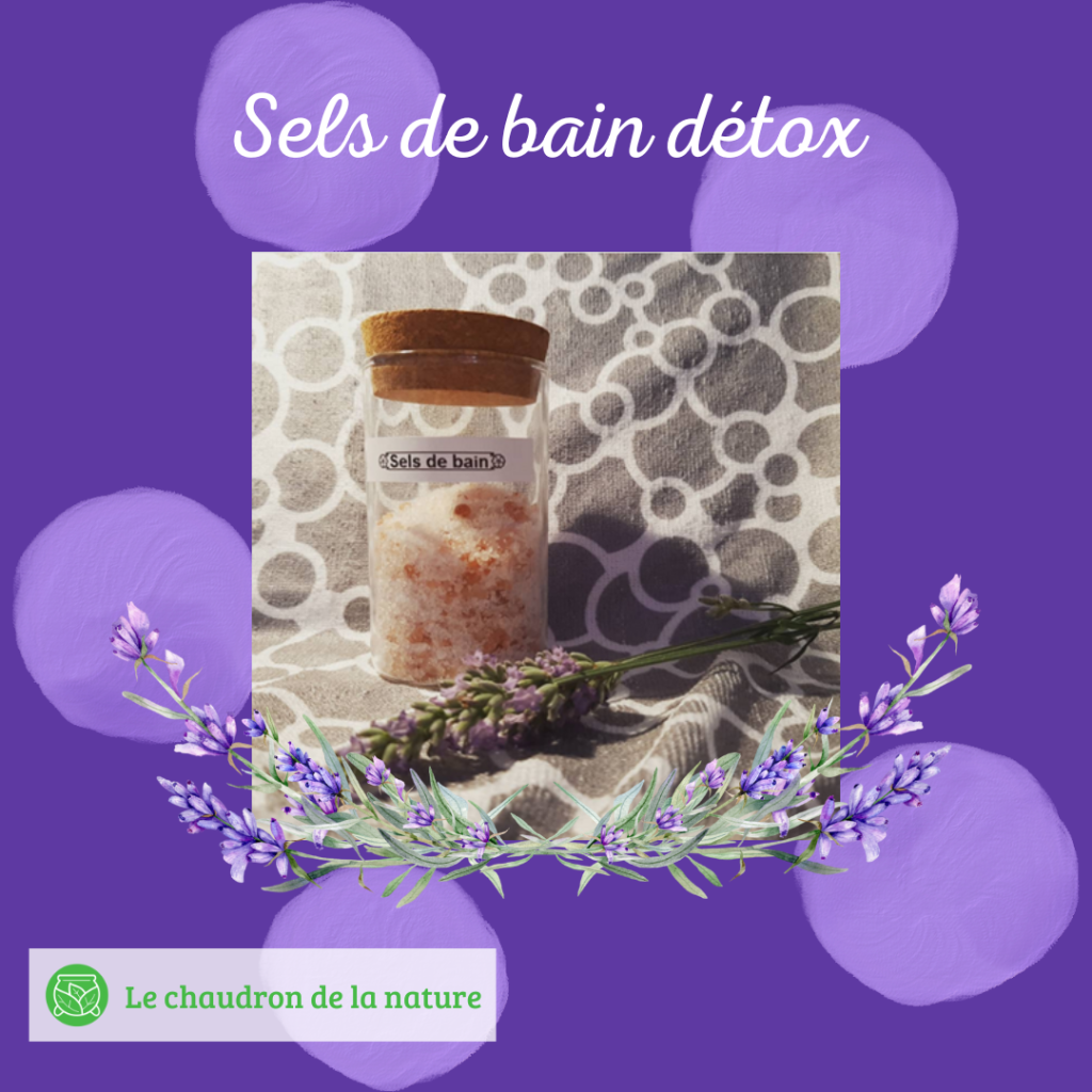 Sels de bain détox