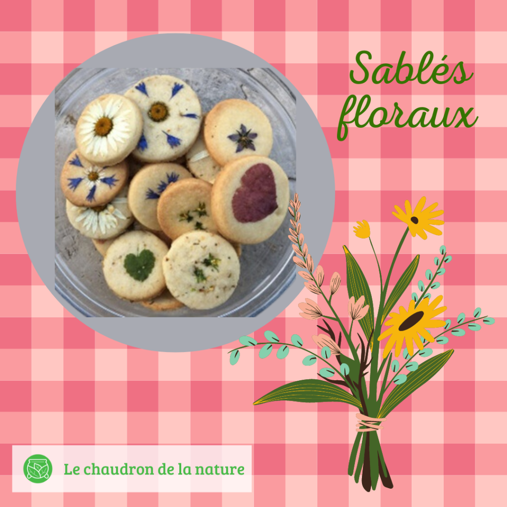 Sablés floraux